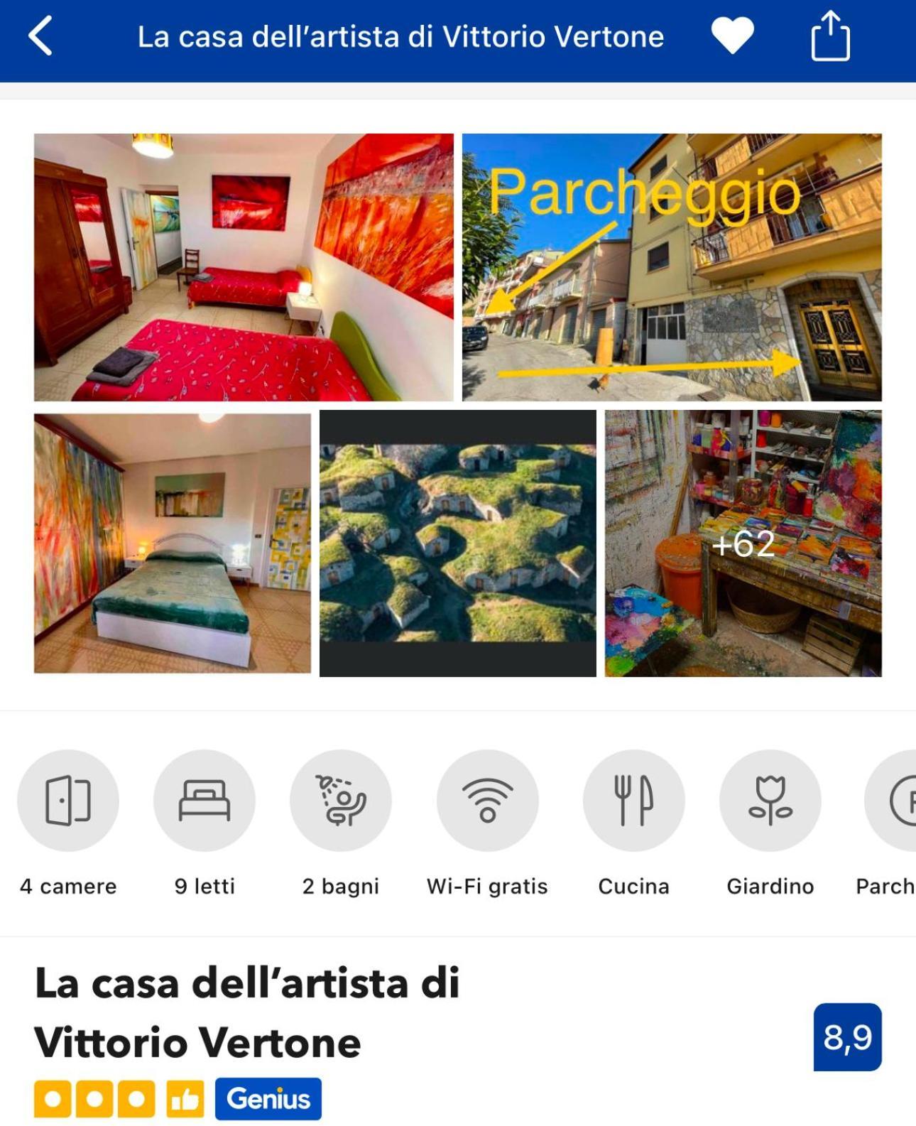 La Casa Dell'Artista Di Vittorio Vertone Pietragalla Esterno foto